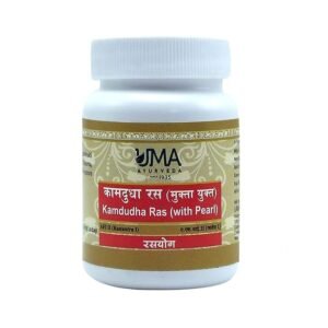 Uma Ayurveda kamdudha Ras with Pearls 80 Tablets