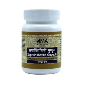 Uma Ayurveda Saptvinshtika Guggulu 80 Tablets