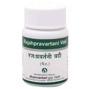 Dhanvantari Rajahpravartani Vati - 60 Tablets PACK OF 2