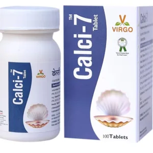Virgo Calci-7 ™ Tablet (A Product by Unjha Ayurvedic Pharmacy - Virgo UAP) -  (30 Tablets)